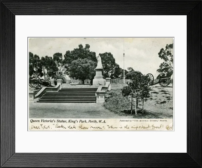 Framed Print : Perth, Australia - Queen Victorias Statue - Kings Park Framed Print : Perth, Australia - Queen Victorias Statue - Kings Park