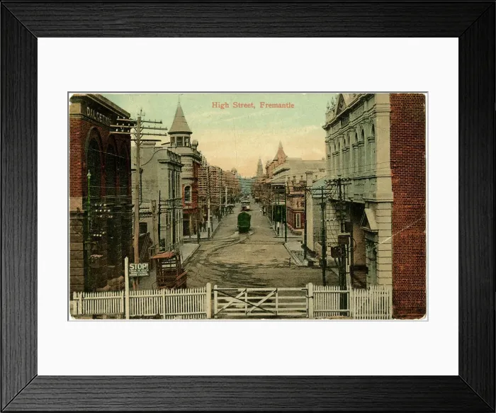 Framed Print : High Street, Fremantle, Western, WA, Australia Framed Print : High Street, Fremantle, Western, WA, Australia
