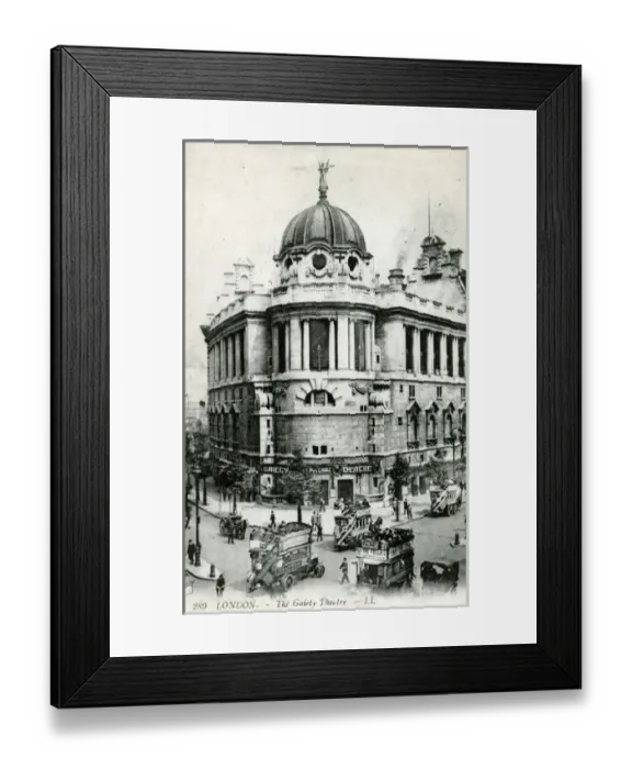 Framed Print : The Gaitety Theatre, Aldwych, Strand, London Framed Print : The Gaitety Theatre, Aldwych, Strand, London