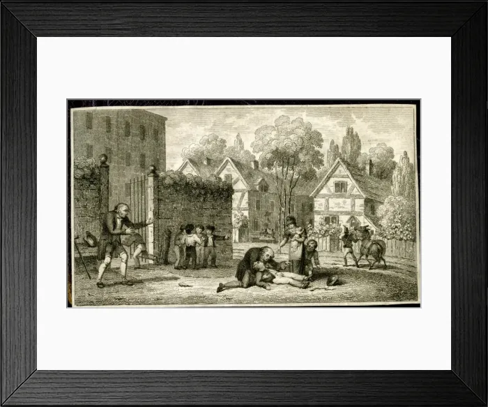 Framed Print : Rider thrown from his horse Framed Print : Rider thrown from his horse