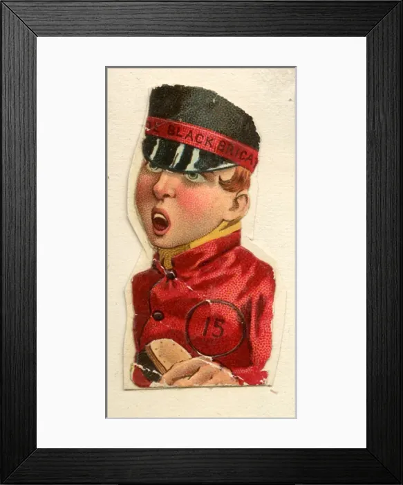 Framed Print : Victorian Scrap -- Boot Black Framed Print : Victorian Scrap -- Boot Black