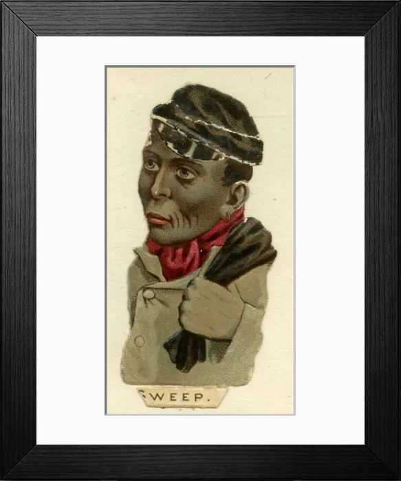 Framed Print : Victorian Scrap -- Chimney Sweep Framed Print : Victorian Scrap -- Chimney Sweep