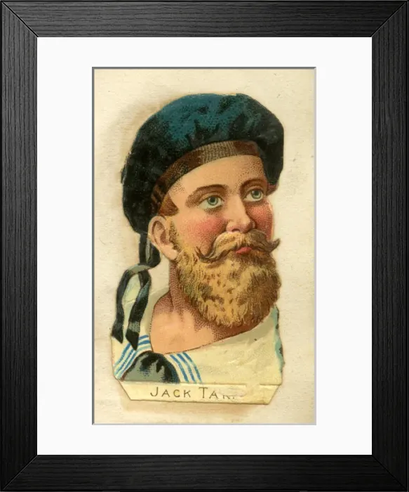 Framed Print : Victorian Scrap - Jack Tar Framed Print : Victorian Scrap - Jack Tar