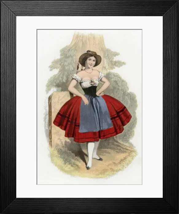 Framed Print : Victorian Ballerina Framed Print : Victorian Ballerina