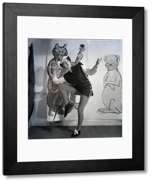 Framed Print : Musician in costume at an Arts Ball Framed Print : Musician in costume at an Arts Ball