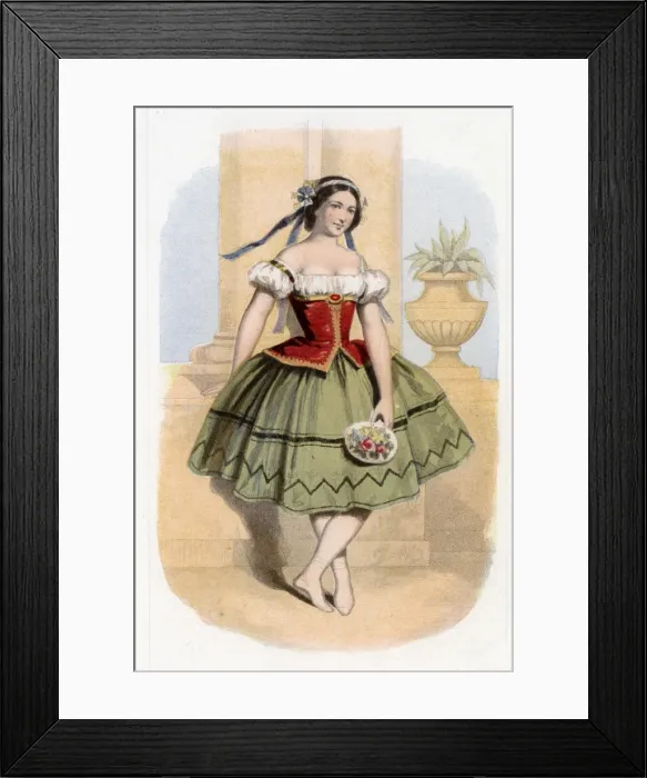 Framed Print : Victorian Ballerina Framed Print : Victorian Ballerina