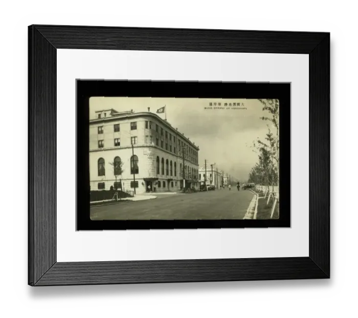 Framed Print : Bund Street, Yokohama, Japan Framed Print : Bund Street, Yokohama, Japan