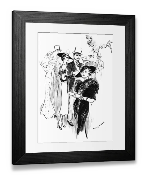 Framed Print : Mr and Mrs Charles Sweeny at Ascot Framed Print : Mr and Mrs Charles Sweeny at Ascot