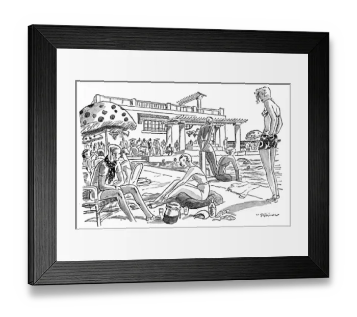 Framed Print : The bathing pool at Chambre d Amour, Biarritz Framed Print : The bathing pool at Chambre d Amour, Biarritz