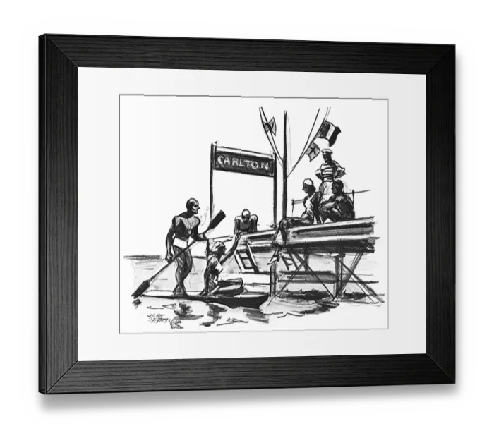 Framed Print : The Carlton Plage, Cannes, French Riviera Framed Print : The Carlton Plage, Cannes, French Riviera