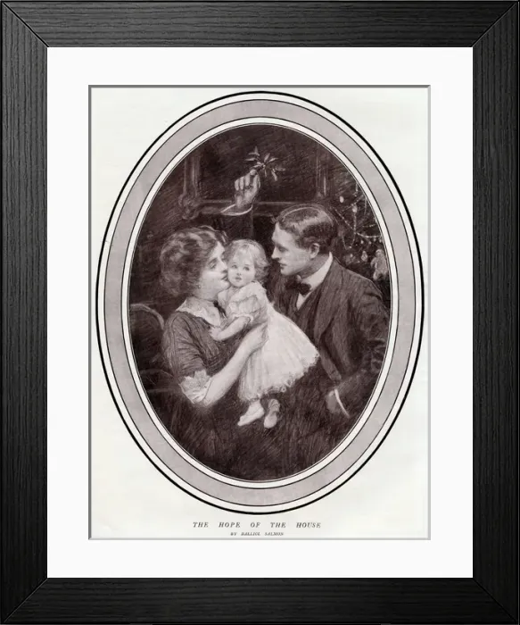 Framed Print : The Hope of the House by Balliol Salmon Framed Print : The Hope of the House by Balliol Salmon