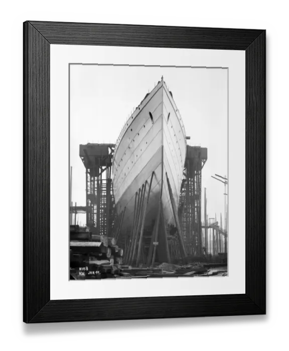 Framed Print : Harland & Wolff Collection - National Museums NI Framed Print : Harland & Wolff Collection - National Museums NI