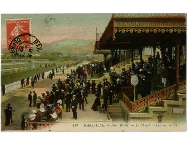 Marseilles, France - scene at the racecourse