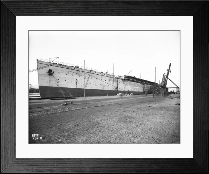 Framed Print : Harland & Wolff Collection - National Museums NI Framed Print : Harland & Wolff Collection - National Museums NI