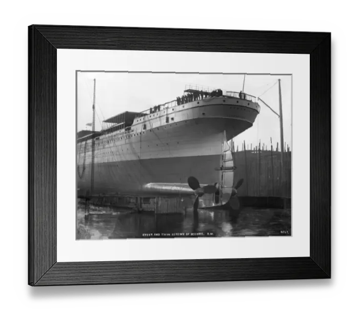 Framed Print : Harland & Wolff Collection - National Museums NI Framed Print : Harland & Wolff Collection - National Museums NI