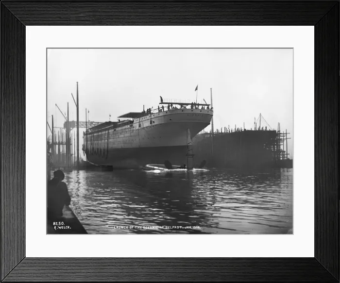 Framed Print : Harland & Wolff Collection - National Museums NI Framed Print : Harland & Wolff Collection - National Museums NI