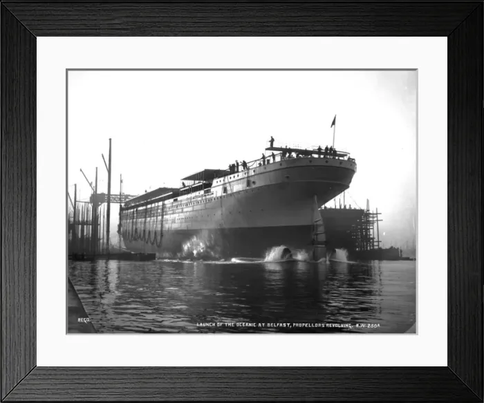 Framed Print : Harland & Wolff Collection - National Museums NI Framed Print : Harland & Wolff Collection - National Museums NI