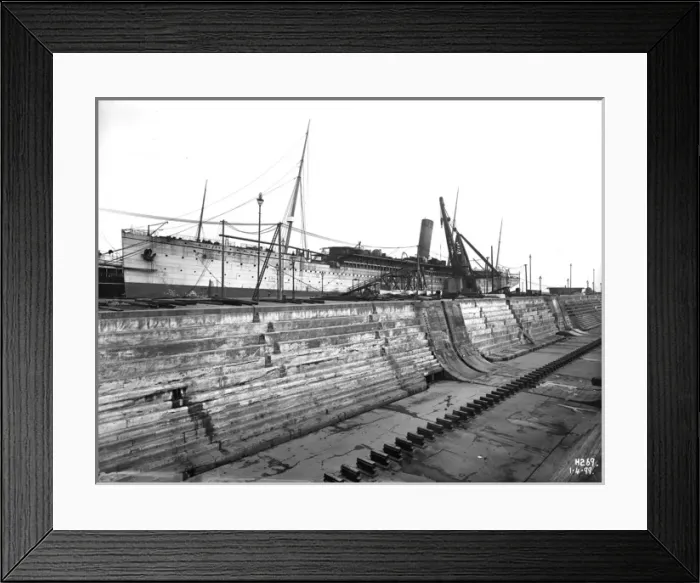 Framed Print : Harland & Wolff Collection - National Museums NI Framed Print : Harland & Wolff Collection - National Museums NI
