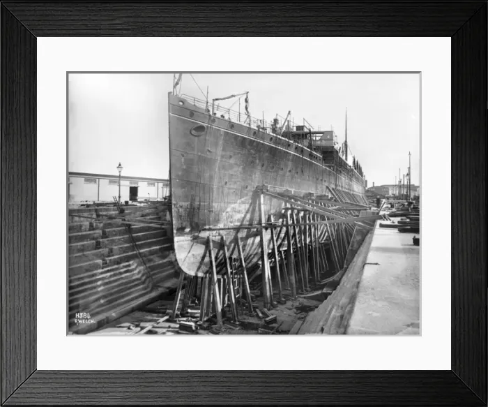 Framed Print : Harland & Wolff Collection - National Museums NI Framed Print : Harland & Wolff Collection - National Museums NI