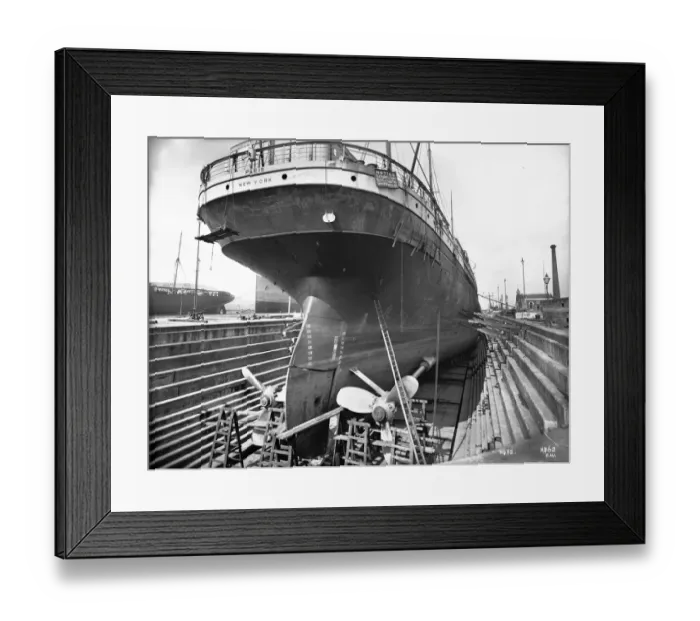 Framed Print : Harland & Wolff Collection - National Museums NI Framed Print : Harland & Wolff Collection - National Museums NI