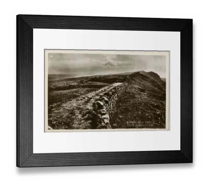 Framed Print : Hadrians Wall - near Borcovicium (Houseteads Fort) Framed Print : Hadrians Wall - near Borcovicium (Houseteads Fort)