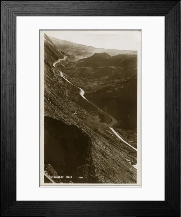 Framed Print : View up Honister Pass toward the Slate Quarry, Lake District Framed Print : View up Honister Pass toward the Slate Quarry, Lake District