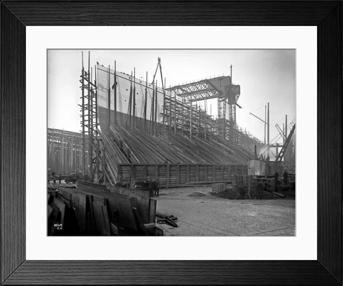 Framed Print : Harland & Wolff Collection - National Museums NI Framed Print : Harland & Wolff Collection - National Museums NI