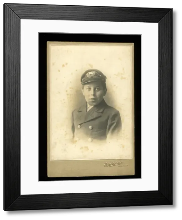 Framed Print : Portrait of a ships boy Framed Print : Portrait of a ships boy