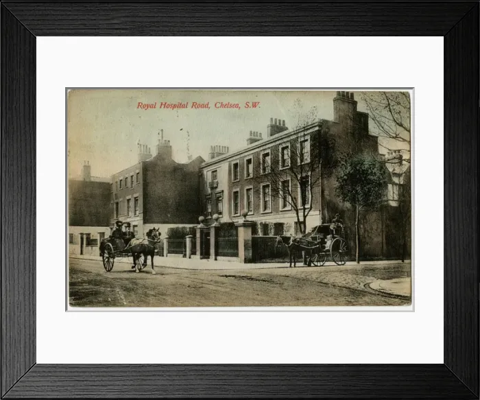 Framed Print : Corner of Tite Street - Royal Hospital Road, Chelsea Framed Print : Corner of Tite Street - Royal Hospital Road, Chelsea