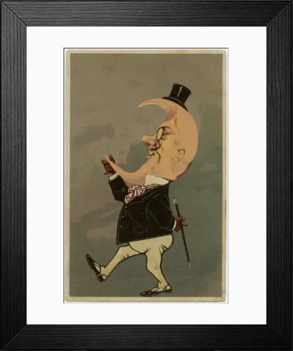 Framed Print : The Man on the Moon Framed Print : The Man on the Moon