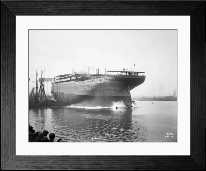 Framed Print : Harland & Wolff Collection - National Museums NI Framed Print : Harland & Wolff Collection - National Museums NI