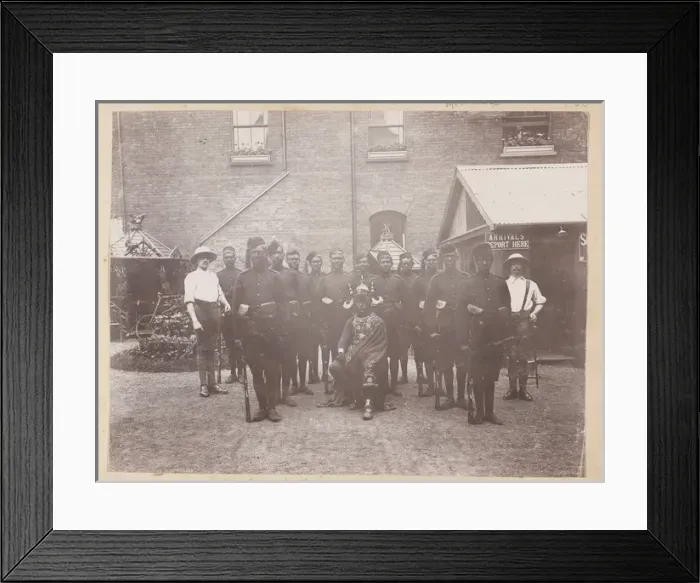Framed Print : Photograph: Capture of Benin - Military Tournament Framed Print : Photograph: Capture of Benin - Military Tournament