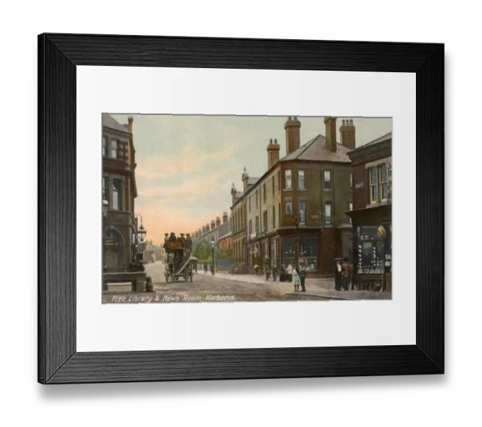 Framed Print : High Street, Harborne, Birmingham, West Midlands Framed Print : High Street, Harborne, Birmingham, West Midlands