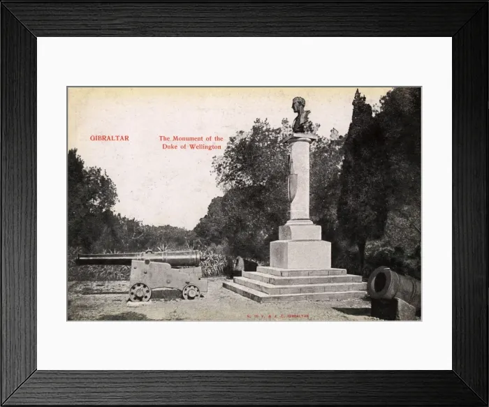 Framed Print : Duke of Wellington monument, Gibraltar Framed Print : Duke of Wellington monument, Gibraltar