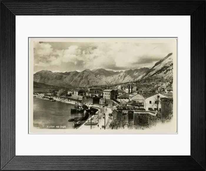 Framed Print : Kotor, Montenegro - from the south Framed Print : Kotor, Montenegro - from the south