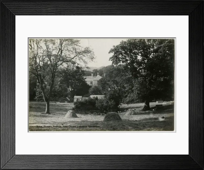 Framed Print : Royal Victoria Hospital Farm Colony, Polton, Scotland Framed Print : Royal Victoria Hospital Farm Colony, Polton, Scotland