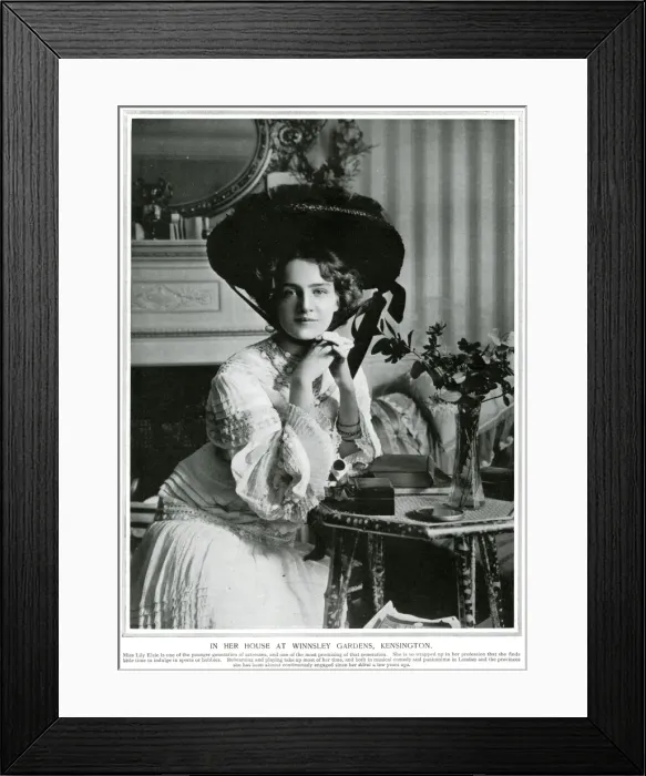 Framed Print : Lily Elsie Framed Print : Lily Elsie