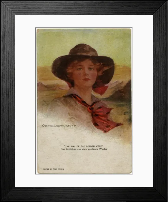 Framed Print : The Girl of the Golden West Framed Print : The Girl of the Golden West