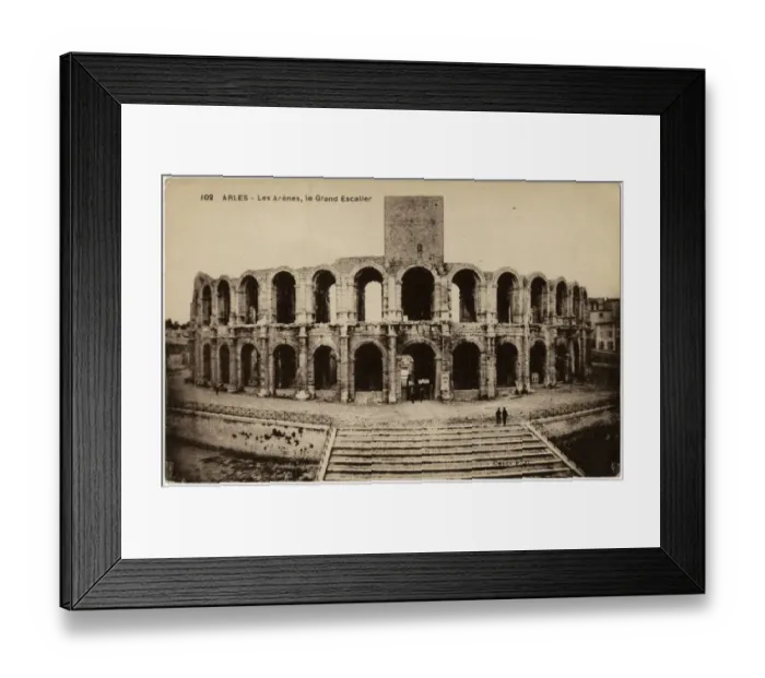Framed Print : Arles, France - The Grand Stair up to the Amphitheatre Framed Print : Arles, France - The Grand Stair up to the Amphitheatre