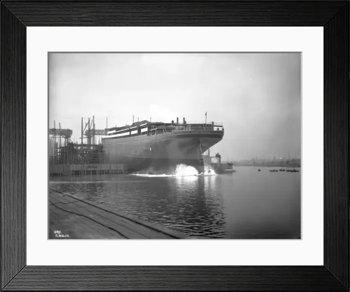Framed Print : Harland & Wolff Collection - National Museums NI Framed Print : Harland & Wolff Collection - National Museums NI