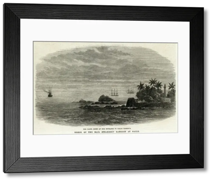 Framed Print : Kadir Rocks, Sri Lanka, 1871 Framed Print : Kadir Rocks, Sri Lanka, 1871