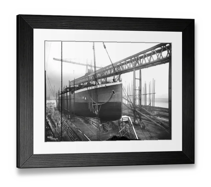Framed Print : Harland & Wolff Collection - National Museums NI Framed Print : Harland & Wolff Collection - National Museums NI
