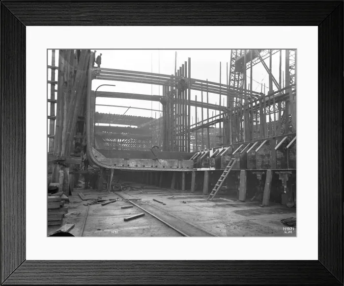 Framed Print : Harland & Wolff Collection - National Museums NI Framed Print : Harland & Wolff Collection - National Museums NI
