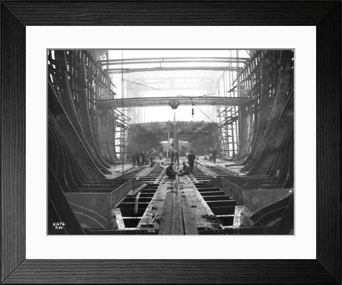 Framed Print : Harland & Wolff Collection - National Museums NI Framed Print : Harland & Wolff Collection - National Museums NI
