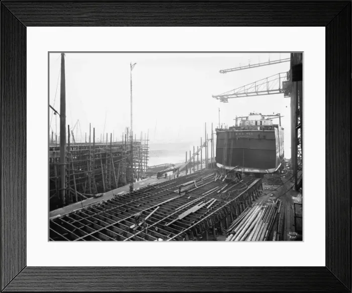 Framed Print : Harland & Wolff Collection - National Museums NI Framed Print : Harland & Wolff Collection - National Museums NI