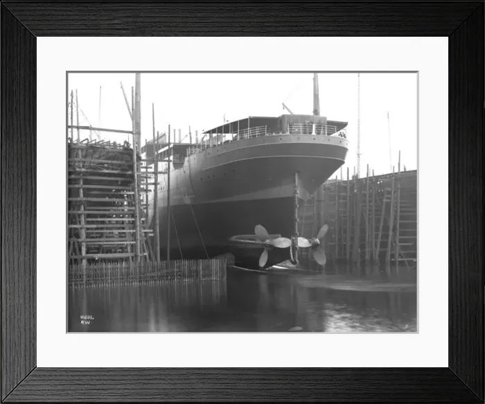 Framed Print : Harland & Wolff Collection - National Museums NI Framed Print : Harland & Wolff Collection - National Museums NI