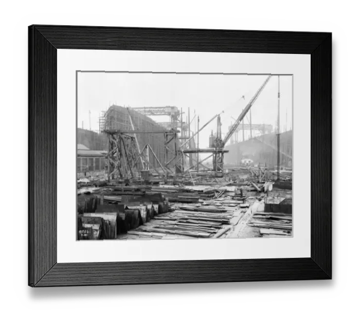 Framed Print : Harland & Wolff Collection - National Museums NI Framed Print : Harland & Wolff Collection - National Museums NI