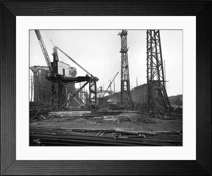 Framed Print : Harland & Wolff Collection - National Museums NI Framed Print : Harland & Wolff Collection - National Museums NI