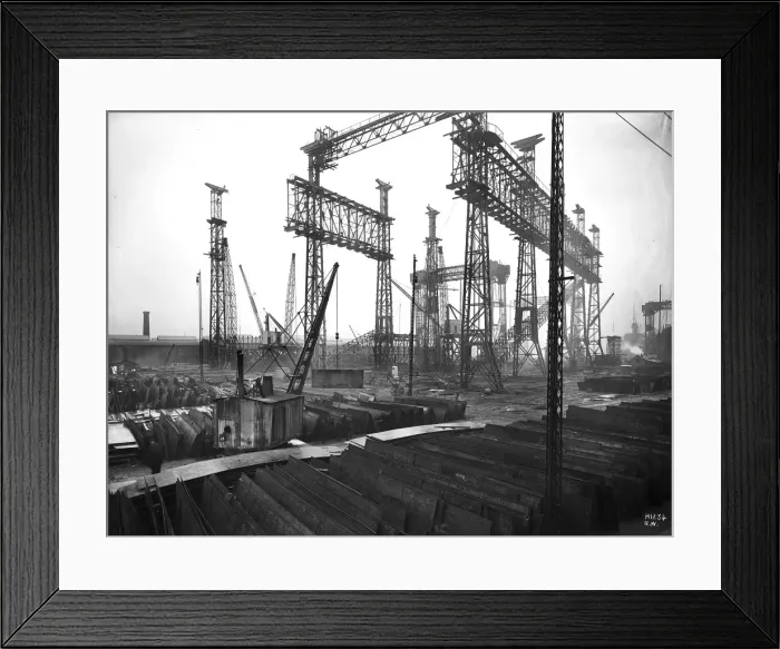 Framed Print : Harland & Wolff Collection - National Museums NI Framed Print : Harland & Wolff Collection - National Museums NI