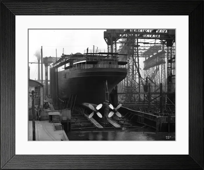 Framed Print : Harland & Wolff Collection - National Museums NI Framed Print : Harland & Wolff Collection - National Museums NI